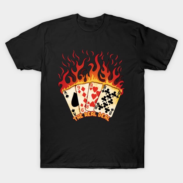 Born in 1988 - birthday burning cards T-Shirt by TMBTM